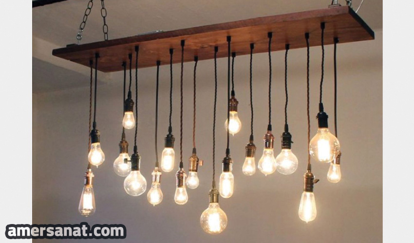 Wooden-chandeliers