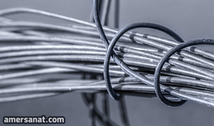 Electric wire of the building