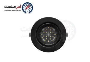 Built-in angle 90 black body Nora DR32
